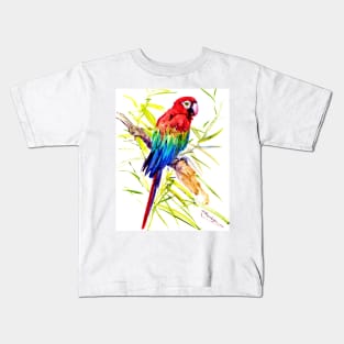 Scarlet Macaw Kids T-Shirt